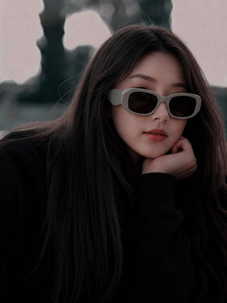 East Asian Fashion Sunglasses Portrait