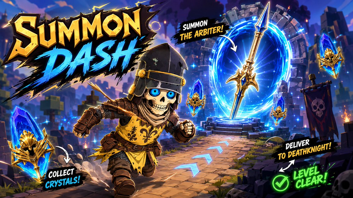 Summon Dash Roblox Fantasy Thumbnail