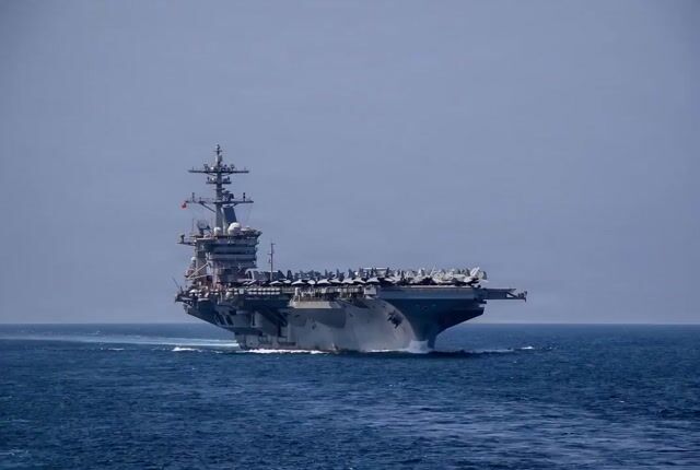 USS Abraham Lincoln in Arabian Sea