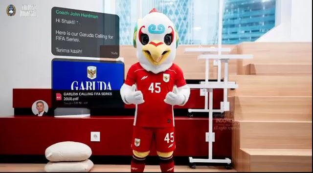 Funny Badass Garuda Mascot for Football