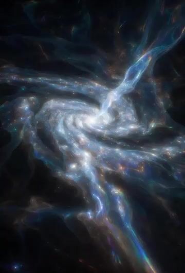 Ethereal Ghostly Galaxy Video Prompt