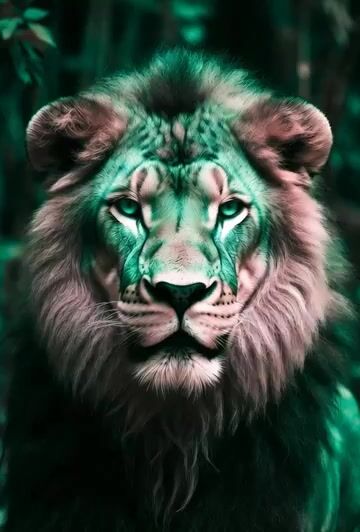 Lion Purr Color Palette Video Prompt
