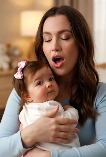 Margaret singing a beautiful song to her baby