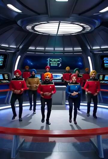 Bollywood Star Trek dance video