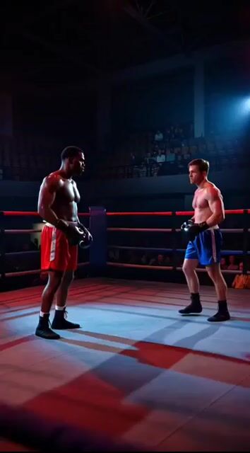 Boxing knockout climax video prompt