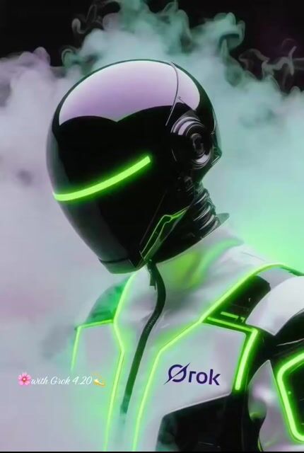 Grok Imagine Prompt: Futuristic Cyberpunk Humanoid with Neon Accents