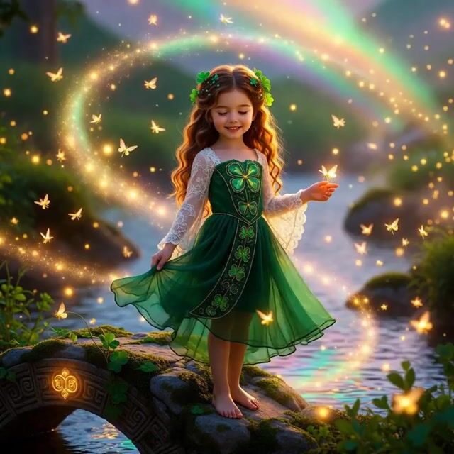 Enchanted Irish Fairy Realm Animation for St. Patrick's Day