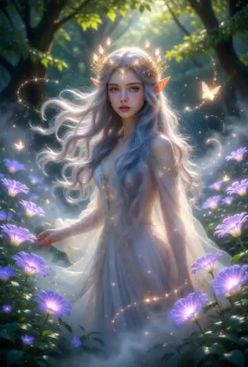 Elf Goddess of the Forest Video Generation