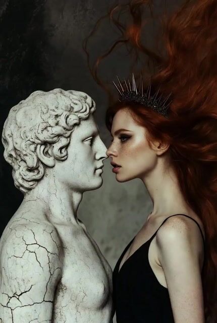 Surreal Dark Beauty Portrait