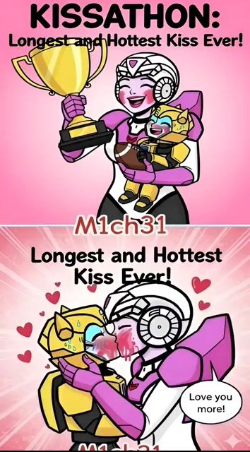 Arcee and Bumblebee Kissathon