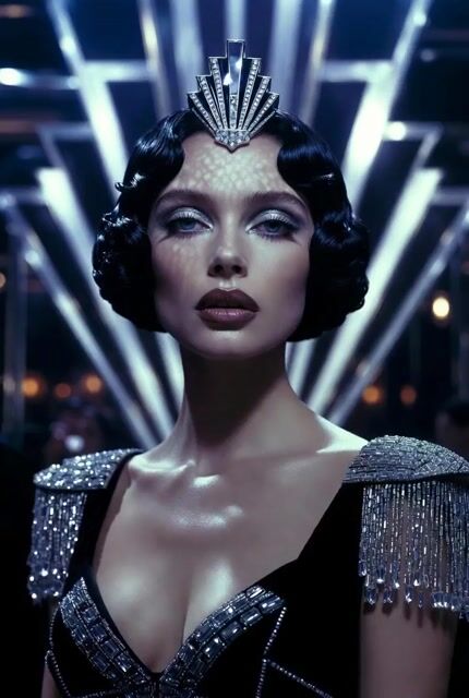 Ultra Realistic Art Deco Nightclub Queen Video Generation