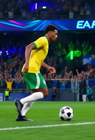 Brazilian Soccer Player Bicycle Kick Video Prompt