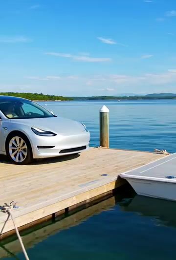Tesla boat conversion video prompt
