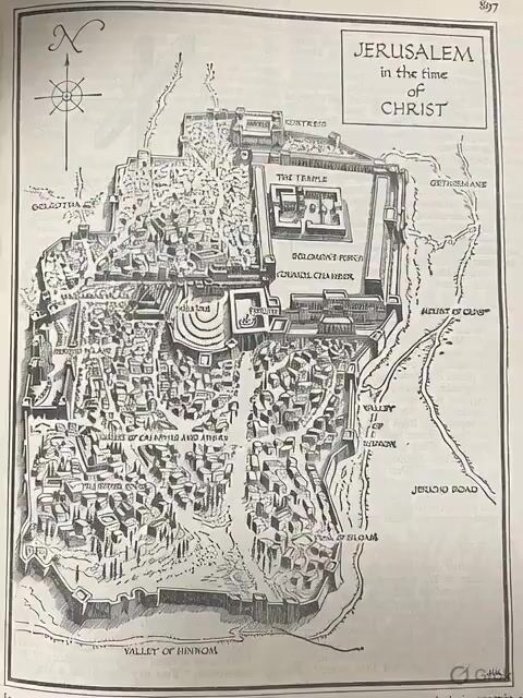 Grok Imagine Prompt: Zoom and transform map of Jerusalem