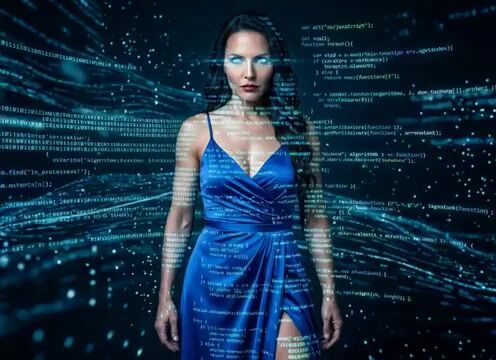 Code Goddess Glitch Video