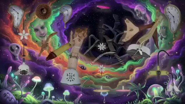 Psychedelic Surreal Cosmic Meltdown