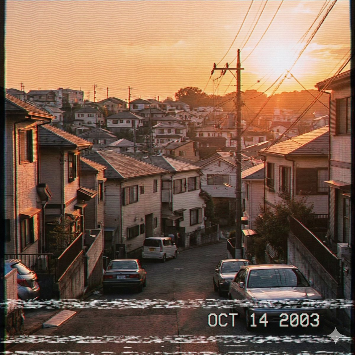 Japanese Suburb in 2000s Atmosphere