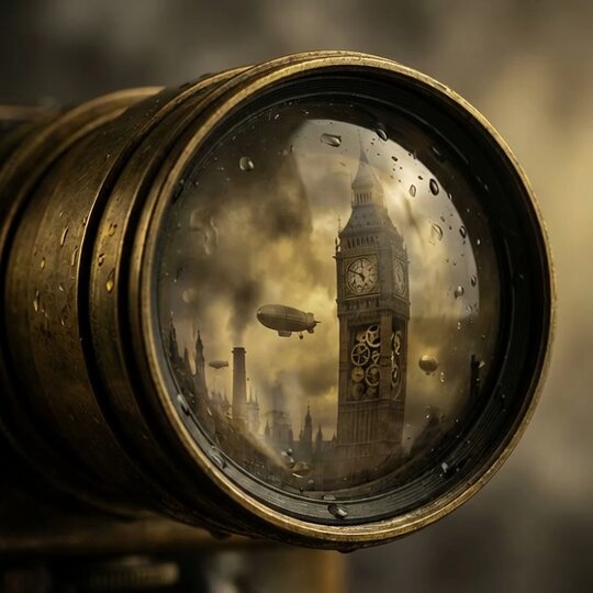 Steampunk Macro Reflection Photography