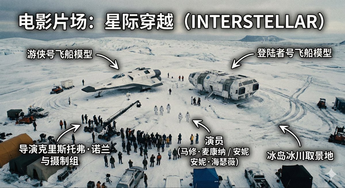 Aerial View of a Film Set