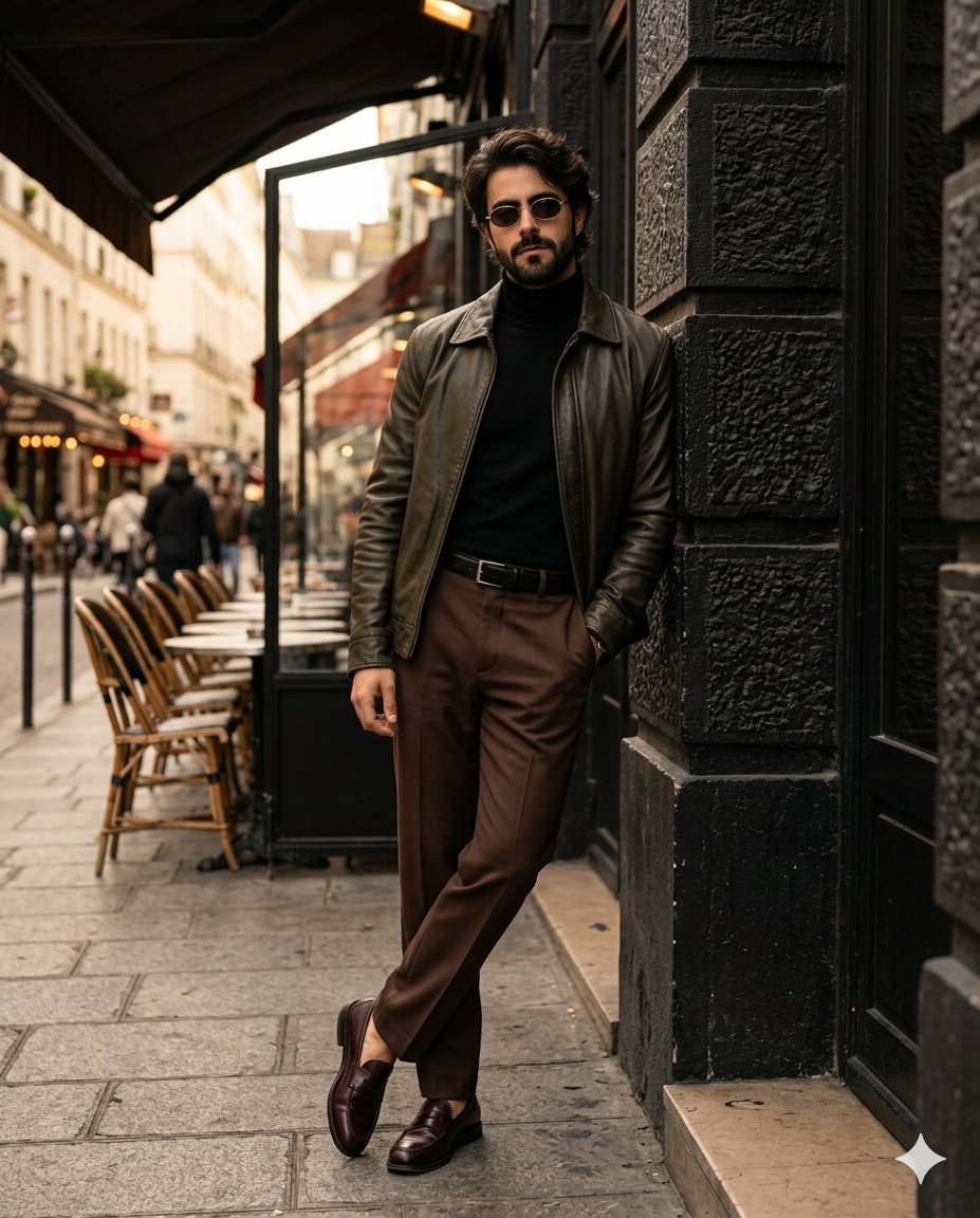 Cinematic Urban Menswear Portrait