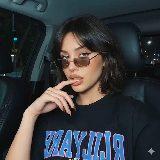90s Aesthetic Car Selfie Prompt (Night)