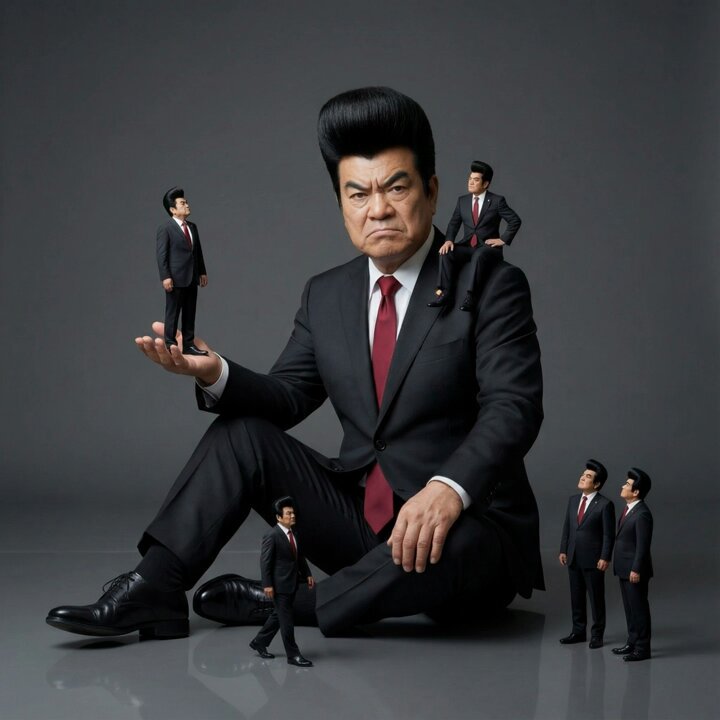 Photorealistic Miniature Self-Interaction Scene