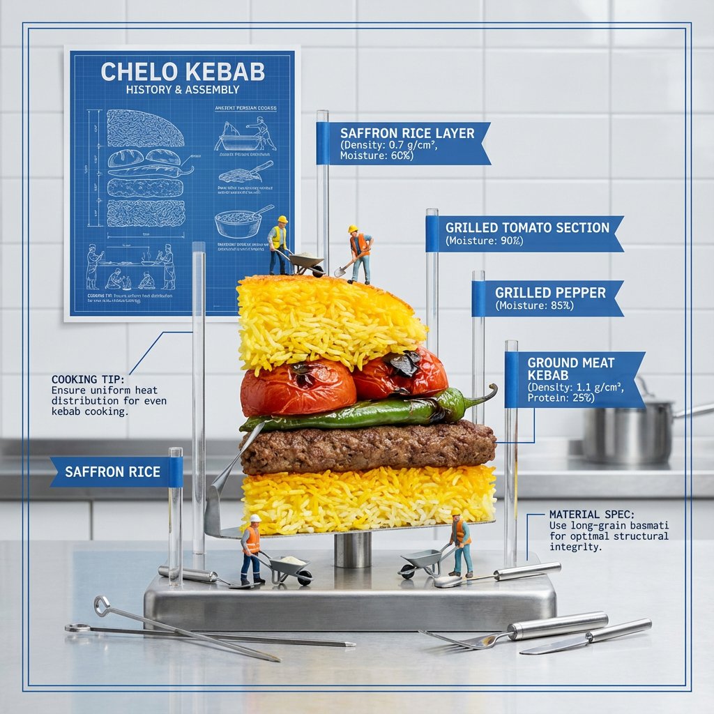 Exploded Food Diagram Technical Photography Prompt