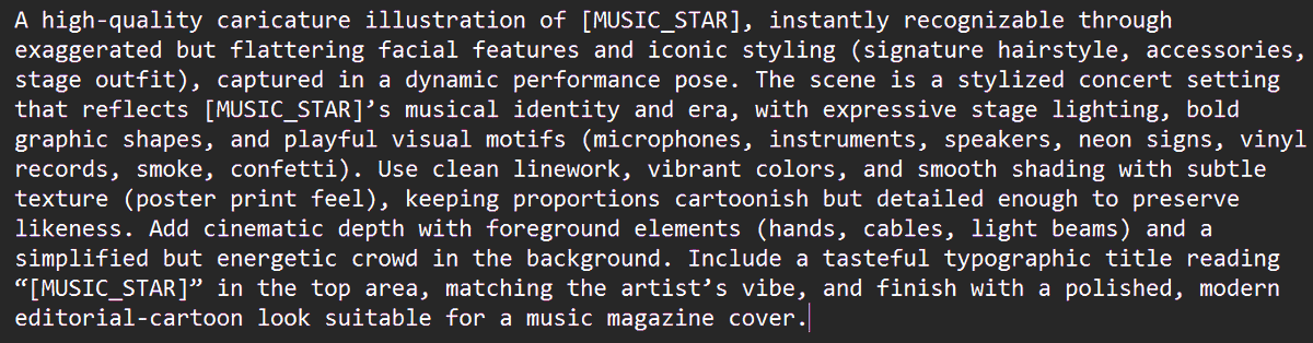 Poster-Ready Editorial Portrait of a Music Star