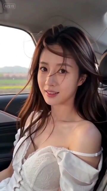 Cinematic Video Prompt for Seedance 2.0: Woman in a Car with Wind and Cherry Blossoms