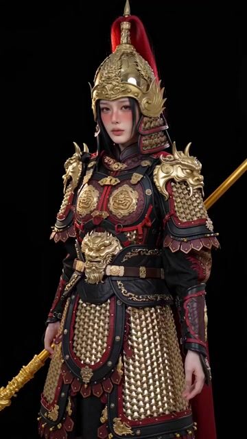 Seedance 2.0 Global Female General Armor Transformation Video Prompt