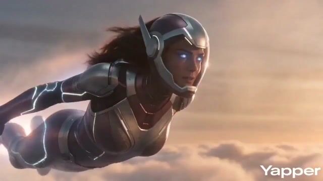 Female Character Armor Assembly and Flight