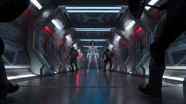 Sci-Fi Action Scene: Woman in Adaptive Suit vs. Tactical Enforcers