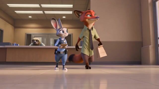 Zootopia Comedic Donut Chase Short