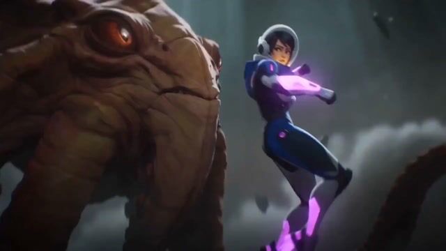 Anime Warrior vs. Octopus Alien