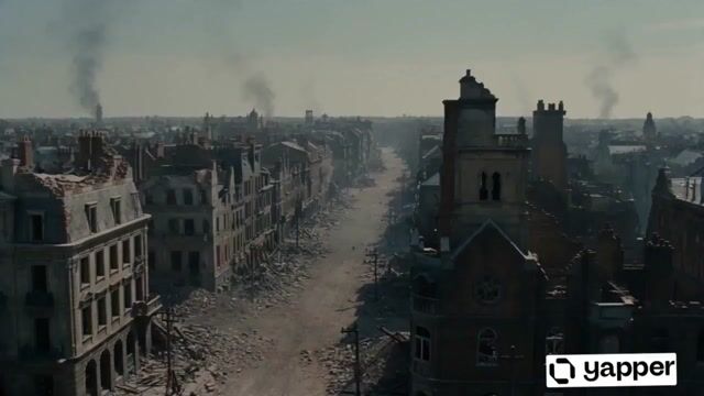 War-Torn Street Emotional Scene