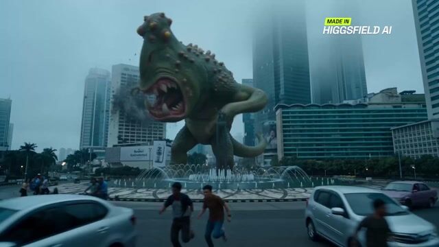 Jakarta Mecha vs Monster Scene