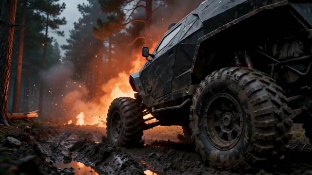 Futuristic Buggy Destruction Chase