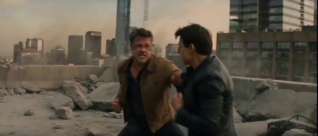 Brad Pitt vs Tom Cruise Fight Scene Prompt
