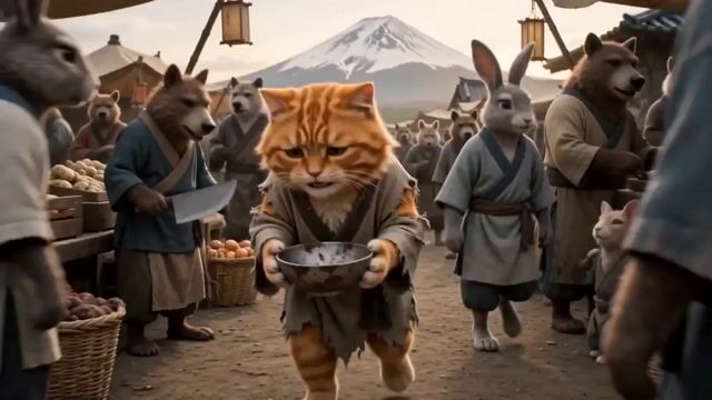 Monk Cat Wuxia Comedy