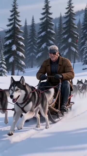 Solid Snake Finding Peace in Alaska