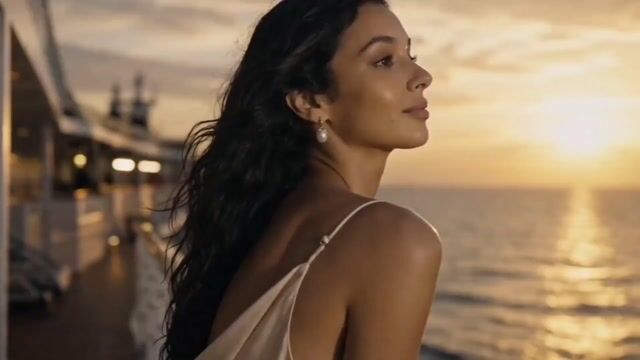Luxury Cruise Sunset Journey
