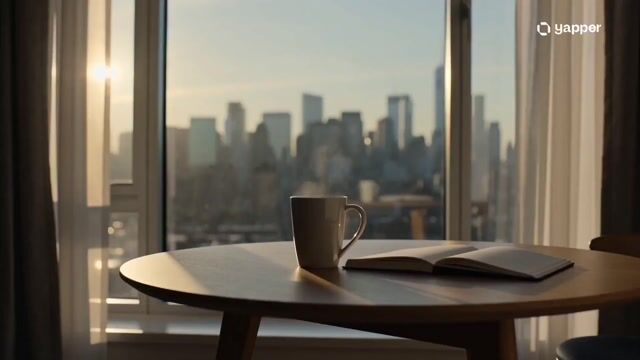 Cinematic Minimalist Urban Morning