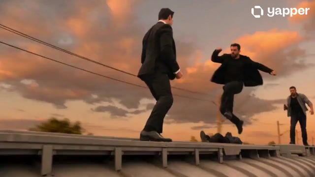 Secret Agent Train Fight
