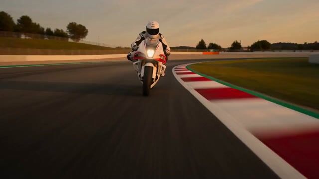 Superbike Racing Sunset Sequence