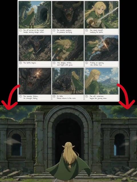 Fantasy Animation from Storyboard