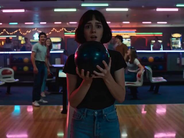 Neon Bowling Alley Horror Sequence
