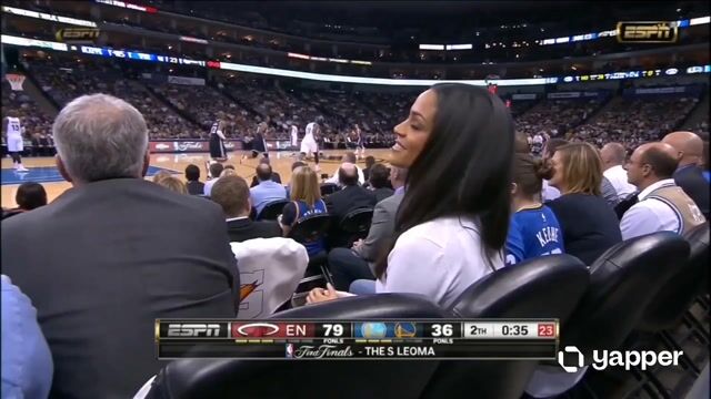 NBA Courtside Fan Reaction