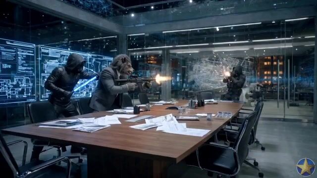 Werewolf vs Vampire Office Battle
