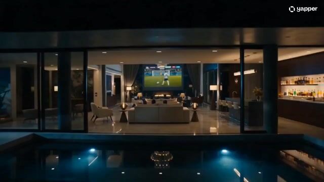 Luxury Family Football Celebration Scene