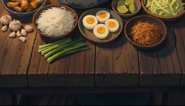 Traditional Indonesian Cooking Animation
